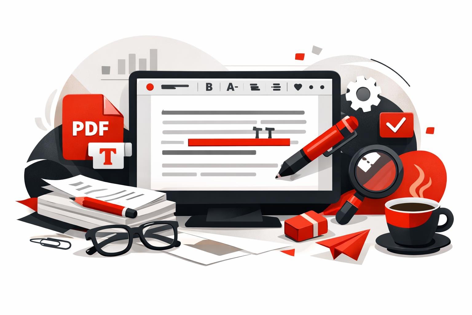 iLovePDF hace práctico editar texto en PDF directamente